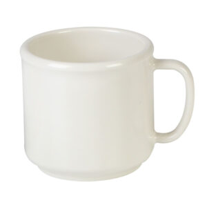 10 Oz. Mug, Ivory, Melamine, 12/PK