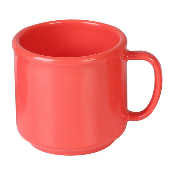 10 Oz. Mug, Orange, Melamine, 12/PK