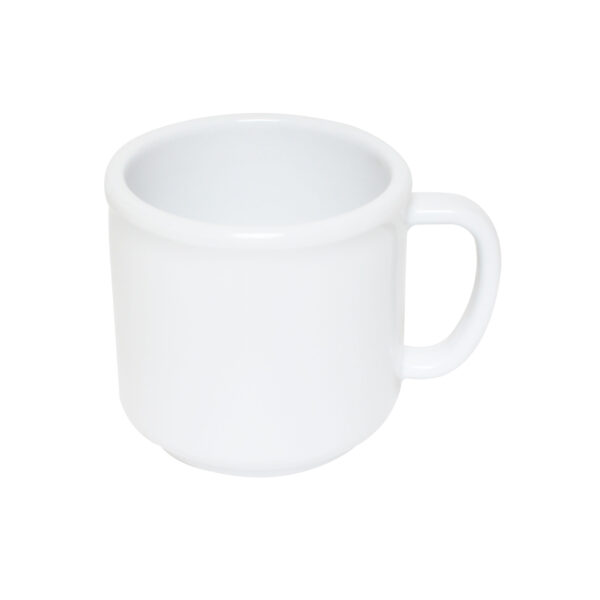 10 Oz. Mug, White, Melamine, 12/PK