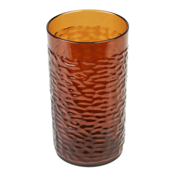 16 Oz. Plastic Pebble Tumbler, Amber, 12/PK