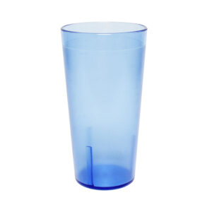 16 Oz. Plastic Traditional Tumbler, Blue, 12/PK