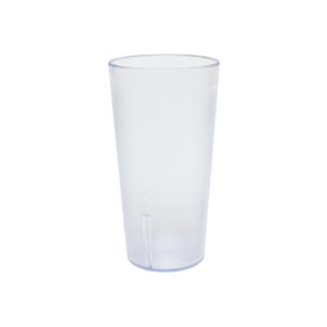 20 Oz. Plastic Traditional Pebbled Tumbler, Clear, 12/PK