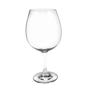 25 Oz. Red Wine Galss, Polycarbonate, Clear, 6/PK