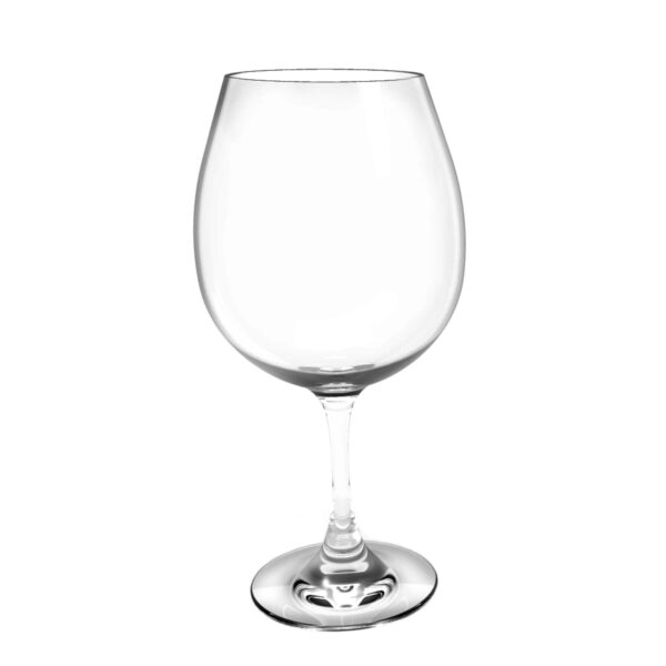 25 Oz. Red Wine Galss, Polycarbonate, Clear, 6/PK