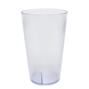 32 Oz. Plastic Pebbled Tumbler, Clear, 12/PK