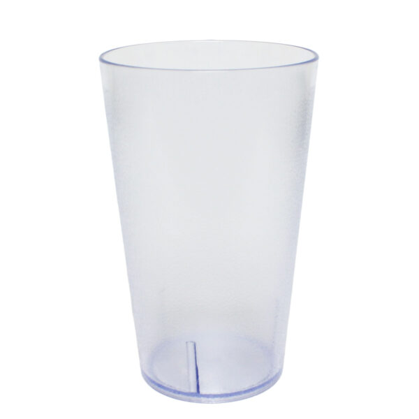 32 Oz. Plastic Pebbled Tumbler, Clear, 12/PK