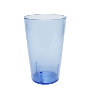 32 Oz. Plastic Traditional Pebbled Tumbler, Blue, 12/PK