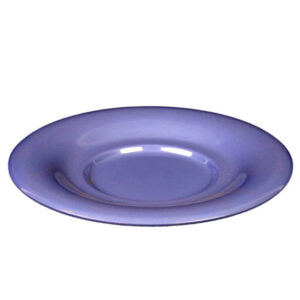 5 1/2" Dia. x 3/4" H Saucer, Purple, Melamine, 12/PK