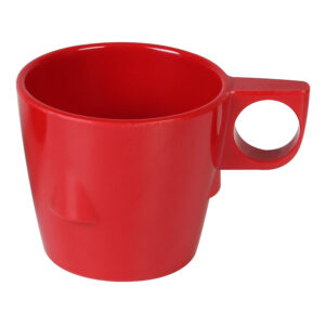 7 Oz, 3 1/4" Stacking Cup, Pure Red, 12/PK