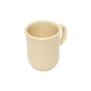 8 Oz, 3" Bulbous Mug, Tan,Melamine, 12/PK