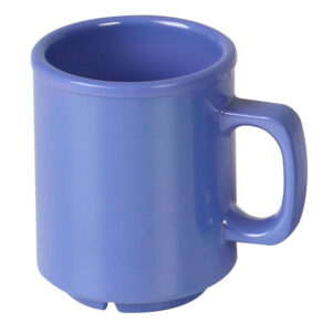 8 Oz. Mug, Purple, Melamine, 12/PK