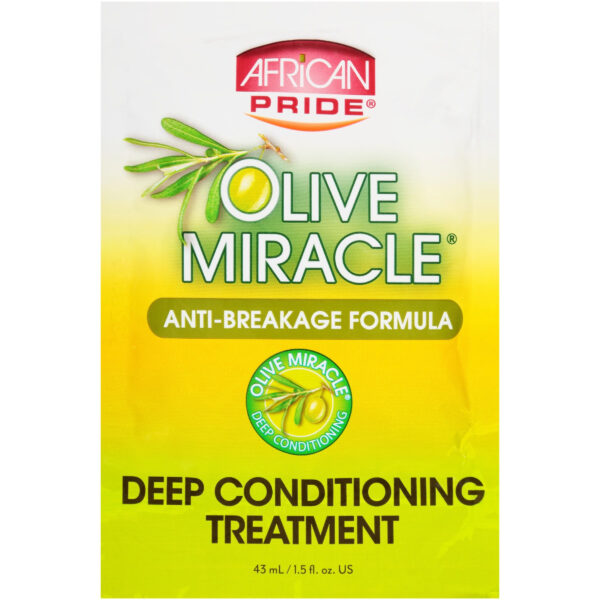 African Pride Olive Miracle Deep Conditioning Treatment, 1.5 Oz.