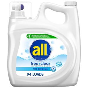 All Free Clear Liquid Concentrated Laundry Concentrated Detergent - 141 fl oz