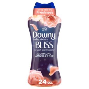 Downy Infusions Bliss Sparkling Amber & Rose In-Wash Scent Booster Beads - 24oz