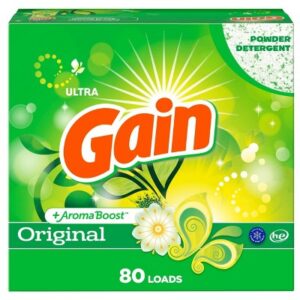 Gain Original HE Compatible Powder Laundry Detergent - 91oz