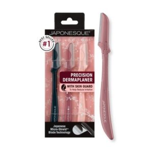 JAPONESQUE Precision Dermaplaner Facial Brush Razors - 3ct