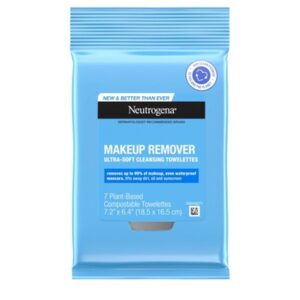 Neutrogena Facial Cleansing Makeup Remover Wipes - Travel Size - 7ct