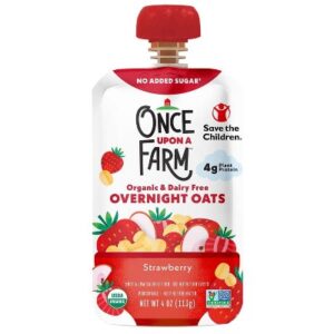 Once Upon a Farm Strawberry Overnight Oats - 4oz