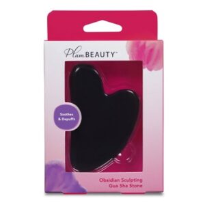 Plum Beauty Obsidian Gua Sha Stone