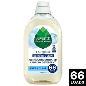 Seventh Generation Free & Clear Ultra-Concentrated 66-Loads Laundry Detergent – 23.1 fl oz