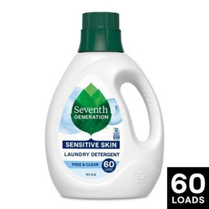 Seventh Generation Liquid Laundry Detergent - Free & Clear - 90 fl oz