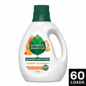 Seventh Generation Liquid Laundry Detergent Soap - Fresh Citrus Scent - 60 Loads - 90 fl oz