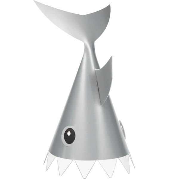 Shark Party Paper Hat, Child Size, Case of 48