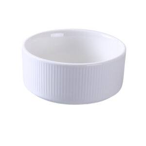 Siena, Round Soup Cup, 8 Oz., 4"Dia. X 2"L, Porcelain, White, Case of 36