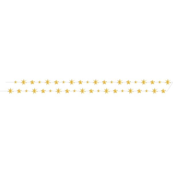 Starry Night, Stars Garland, Foil, Case of 12