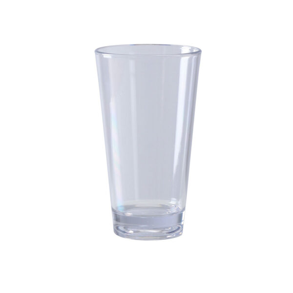 Stemware, Round Mixing Cup, 20 Oz., 3 1/2"Dia. X 6 1/4"H, SAN PLASTIC, Clear, Case of 24