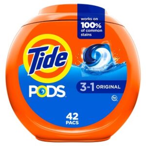 Tide Original Pods HE Compatible Laundry Detergent Soap Pacs - 35oz/42ct