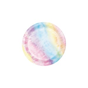 Tie Dye Party 7" Dia. Luncheon Plate, Case of 96