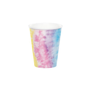 Tie Dye Party 9 Oz. Paper Hot/Cold Cup, Case of 96