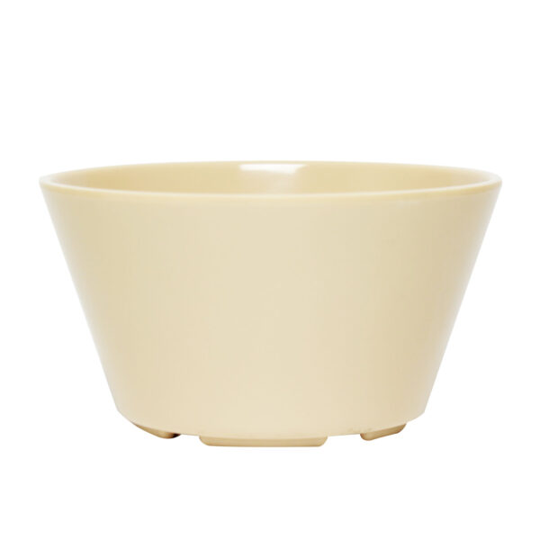 Winco Mmb 8, 8 Oz 3 7/8" Diameter Tan Melamine Bouillon Cup, 12/PK